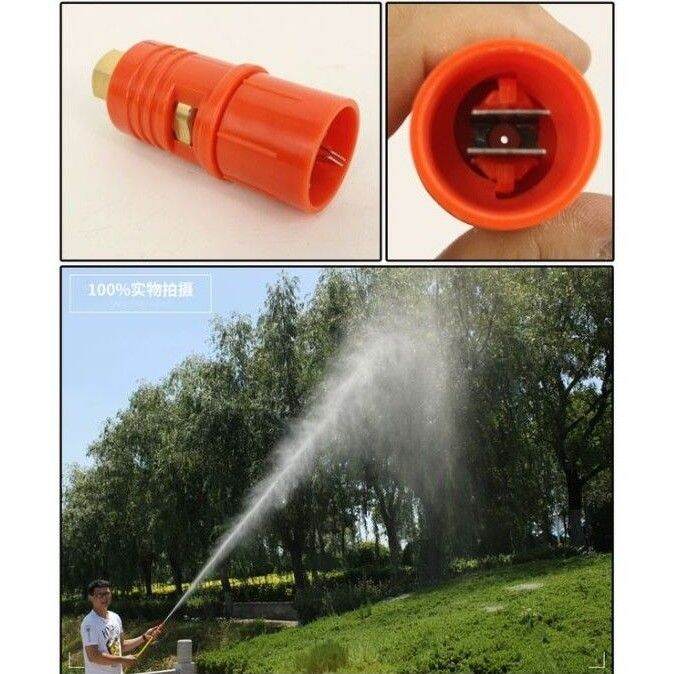 Red / Orange High Pressure Turbo Jet Carwash Nozzle for Kawasaki Power