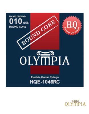 Olympia  HQE-1046RC สายกีตาร์ไฟฟ้า เบอร์ 10 แบบ Nickel Wound ของแท้ 100% (Round Core, 0.010 - 0.046)