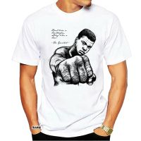 เสื้อยืดคอกลมพิมพ์ลาย Muhammad Ali Cassius Clay แฟชั่นฤดูร้อนสําหรับผู้ชาย 1109D  YGY8