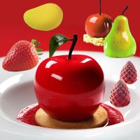 Meibum Apple Strawberry Lemon Mango Orange Fruit Mousse Silicone Cake Mold Pastry Baking Moulds Dessert Decorating Tool Bakeware