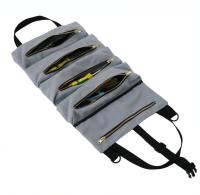 Car Tool Roll up Bags Canvas Storage Carrier Tote Pouch tools Sliding Holder Zipper Back Seat Organizer black grey green khaki.