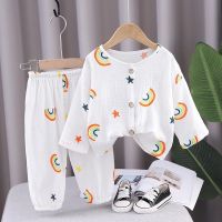 COD SDFGERGERTER kids baby boys girls CARTOON PRINTE short sleeve tops shirts sleepwear shorts toddler pajama sets 2pcs children casual costumes