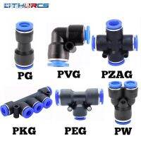 1 pcs Pneumatic Fitting PG/PZAG/PW/PKG/PVG/PEG Pneumatic Connector 6mm to 16mm Plastic Hose Quick Coupling