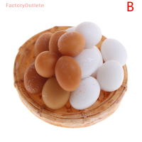 FactoryOutlete?Cheap? 1:12 dollhouse Miniature MINI EGG พร้อมถาดไข่รุ่น KITCHEN Accessories ของเล่น