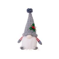 Christmas Ornament Knit Hat Illuminated Rudolph Doll Faceless Gnome Doll Supplies