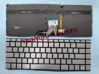 FOR HP Spectre X360 13-ac000 13-w 13-w013dx 9Z.NECBQ.30A NSK-XB3BQ Keyboard ABABIC Backlit Silver Without Frame Laptop Keybaod