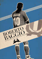 โปสเตอร์นักฟุตบอล Roberto Baggio รับทำ โปสเตอร์ติดผนัง ของแต่งบ้าน แต่งห้องนอน 77poster