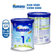 Combo 2 lon Sữa bột Humana gold plus 1 400g