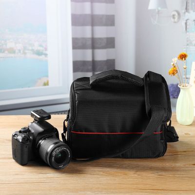MSAXXZA กระเป๋าถือไนลอนกันน้ำได้กันกระแทกสำหรับกล้องกระเป๋าสะพายไหล่กระเป๋ากล้อง1ชิ้น