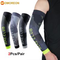 1Pair Cooling Arm Sleeves for Men Women Outdoor UV Protection Sports Sleeves for Basketball Football Volleyball Cycling Sleeves