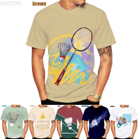 2023 NEW Short Sleeved 3d Printed Badminton Team T-shirt with Breathable Summer Fashion Size Xs-6xl fashion