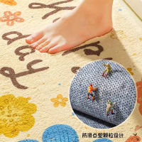 【cw】Colorful Flowers Floor Mats Small Fresh Rugs Home Entrance Cars Bedroom Toilet Bathroom Door Absorbent Non-Slip Foot Pad ！