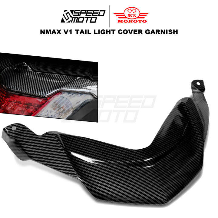 Nmax V Tail Light Cover Upper Garnish Cover Carbon Speedmoto Made In Thailand Lazada Ph