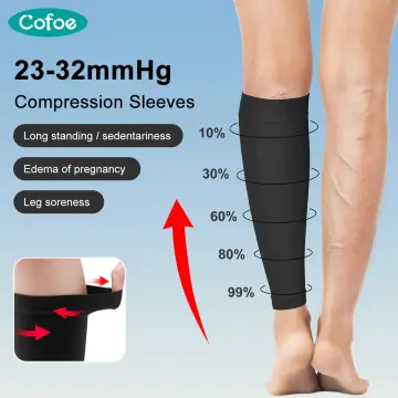 Compression Stockings Leg Sleeve 30-40 mmHg Thigh High Varicose