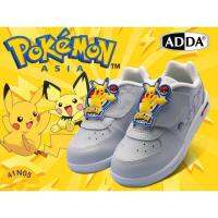 SCPOutlet รองเท้านักเรียนอนุบาล สีดำ รองเท้าพละ สีขาว ADDA pokemon โปเกม่อน 41N05 41A06 ลดราคาล้างสต๊อก พร้อมส่ง