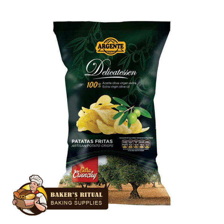 Argente Potato Chips (Extra Virgin Olive Oil) 160G Lazada