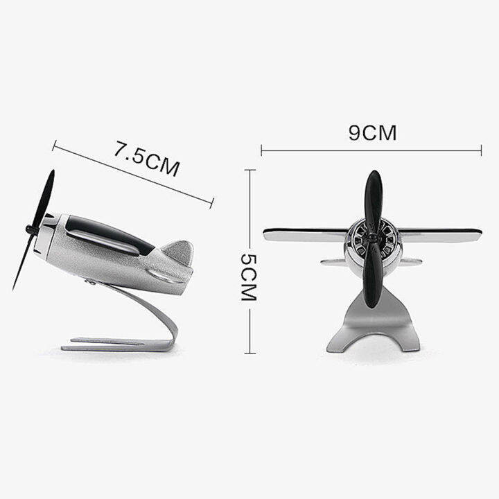 น้ำหอมรถยนต์เครื่องบินน้ำหอมปรับอากาศรถพลังงานแสงอาทิตย์แบบหมุนได้สำหรับตกแต่งรถยนต์สำนักงานบ้านในรถน้ำหอมปรับอากาศ