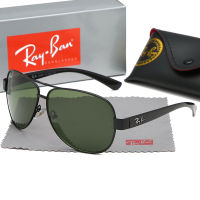 RAYแว่นตากันแดดแบรนด์หรูย้อนยุคสำหรับทั้งหญิงและชายแว่นกันแดดแบรนด์ดีไซเนอร์BAN RAYBAN sunglasses for men original aviator glasses 3378