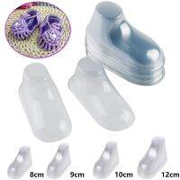 10/50pcs 8cm 9cm 10cm 12cm Plastic Transparent Gift Shoe Model Display  Booties Mould Bar Wine Tools