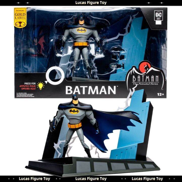 【authentic Authorization】mcfarlane Dc Comics Batman The Animated Series 30th Anniversary Gold