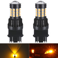 2x Car Led Signal Lamp T25 3157 3156 Led Amber 2835SMD T20 W215W 7443 W21W Led Backup Lights Reversing Lights White Red