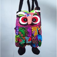 กระเป๋าสะพายข้าง นกฮูก ทำมือ กระเป๋าผ้า กระเป๋าทำมือ กระเป๋ารูปสัตว์ handmade owl lover