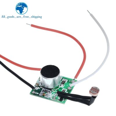 TZT DIY Low Voltage DC Sound Light Control Sensor DC 3V-30V LED Driver 5V 6V 12V 24V Photosensitive Voice Switch Module Circuit