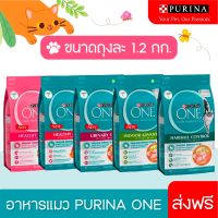 (ส่งฟรี) Purina One เพียวริน่า วัน ขนาด 1.2 kg อาหารแมว ชนิดเม็ด เกรดซุปเปอร์พรีเมี่ยม พร้อมส่งทุกสูตร