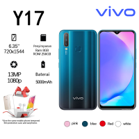 【พร้อมส่ง】ViVO Y17 RAM 8/256GB รับประกันร้านหนึ่งปี เเถมฟรีเคสใส+ฟิล์มกระจก(รับประกัน 1ปี)