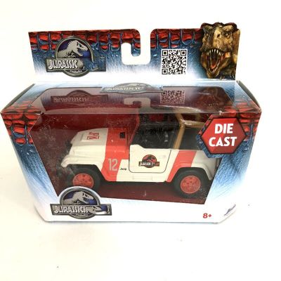 1/43 Scale Alloy Metal Diecast Jurassic Parks SUV Auto Car Model Toys For Children Kids Gifts Collection