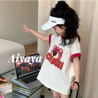 【Candy style】 Aiyaya  ชุดเด็ก  น่ารักหวานสไตล์  เหมาะสำหรับเด็กหญิงอายุ 1-7 ปี（629）