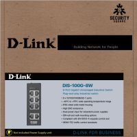 D-Link DIS-100G-8W 8-Port Gigabit Unmanaged Industrial Switch