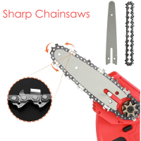 4นิ้ว6นิ้ว Electric Chainsaw Chain Guides Mini Stailess Steel Chain Saws Garden Power เครื่องมืออุปกรณ์เสริม Replacement