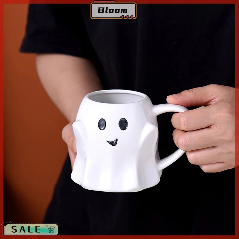 1pc Ceramic Cute Creative Milk/ Coffee Mug With Lid, Household Drinking Cup