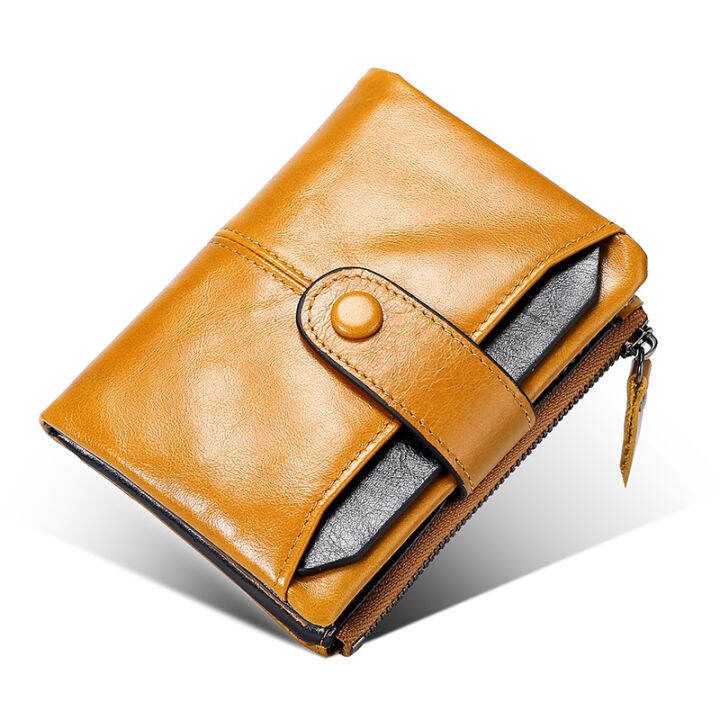 genuine-leather-vintage-retro-mens-wallet-purse-fashion-multi-function-portable-solid-color-card-holder-leisure-clutch-bag