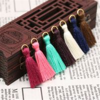 【YF】✒  Multicolor 100pcs 3cm Tassels Cotton Charms Pendant Decoration