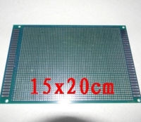 98-24 1 ชิ้น 15x20 ซม. ด้านเดียวต้นแบบ PCB แผงวงจรพิมพ์สากล