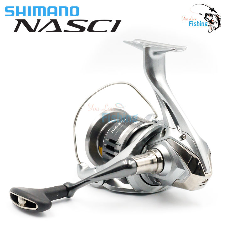 รอกสปินนิ่ง-รุ่นใหม่-ปี-2021-shimano-nasci-มี-5-เบอร์-ให้เลือก-ของแท้ประกันอีสเทิร์น-เหมาะสำหรับ-ช่อน-กะพง-ชะโด