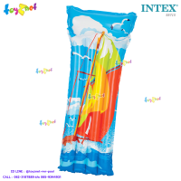 Intex ส่งฟรี แพยางเดอลุกซ์ 1.83x76 ม. ลายเรือทะเล รุ่น 58715