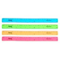 ✿YING✿love*Soft 30cm Ruler Multicolour Flexible Creative Stationery Rule School Supply
