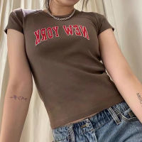 UNUTH Girls Slim Cotton Tshirts 2021 Summer Fashion Ladies Soft Tees Casual Female Chic Tops Vintage Women Cute