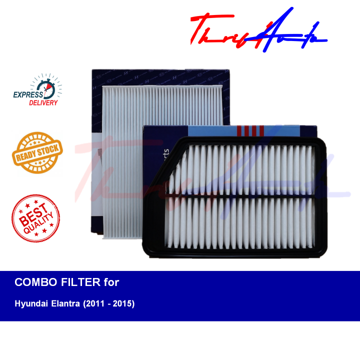 COMBO Filters (Aircon & Engine) for Hyundai Elantra (2011 2015
