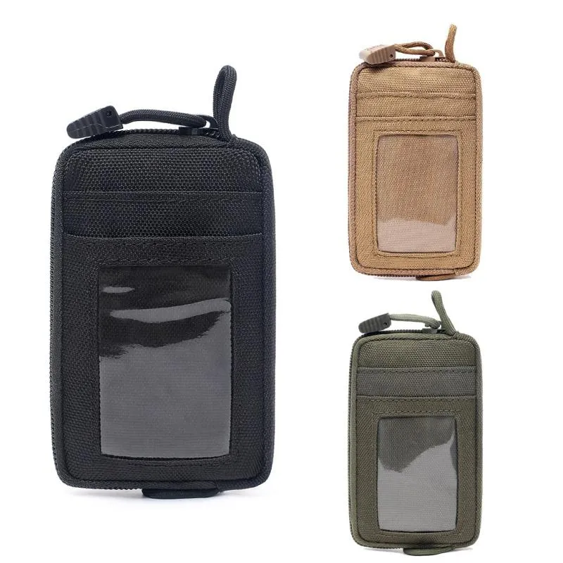 Waterproof EDC Pouch Portable Tactical Key Change Purse Wallet Travel Kit  Coin Purse With Card Slots Pack Zippers Waist Bag For Outdoor Camping  Hiking Sports