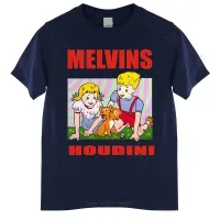 Mens Cotton Tshirt Loose Melvins Houdini Sludge Metal Stoner Rock Retro T Big Tall Male Cotton