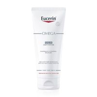 Eucerin OMEGA BALM LIGHT TEXTURE บาล์มบำรุงผิวกาย สำหรับผู้มีปัญหาผิวแห้ง แดง คัน เนื้อสัมผัสบางเบา ช่วยลดปัญหาผิวแห้ง แดง 200ml.