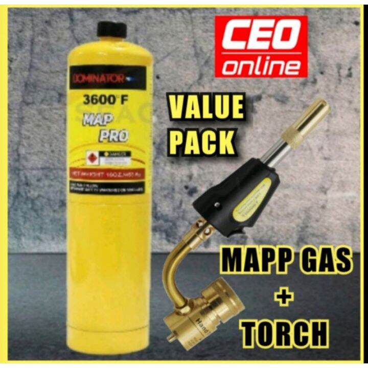 CEO 🇲🇾 Mapp Gas Torch mapp gas single torch Brazing Soldering Welding