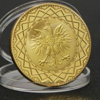 【CC】❣☄  2023 New Poland Commemorative Gold Coin Plated Collectible Souvenir Gifts