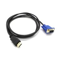 1M HDMI-compatible to VGA D-SUB Male Video Adapter Cable Lead for HDTV PC Computer Monitor Video Adapter Cable