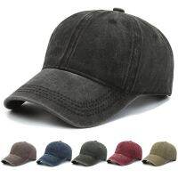 top washed baseball cap light plate mens hat ordered pure sun visor version of womens old sand peaked