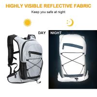 2023✼❀ Bicycle Reflective Cycling Backpack Self Outdoor Hiking Bag Water Bag Hiking Large-capacity Sports Motorcycle Running Backpack